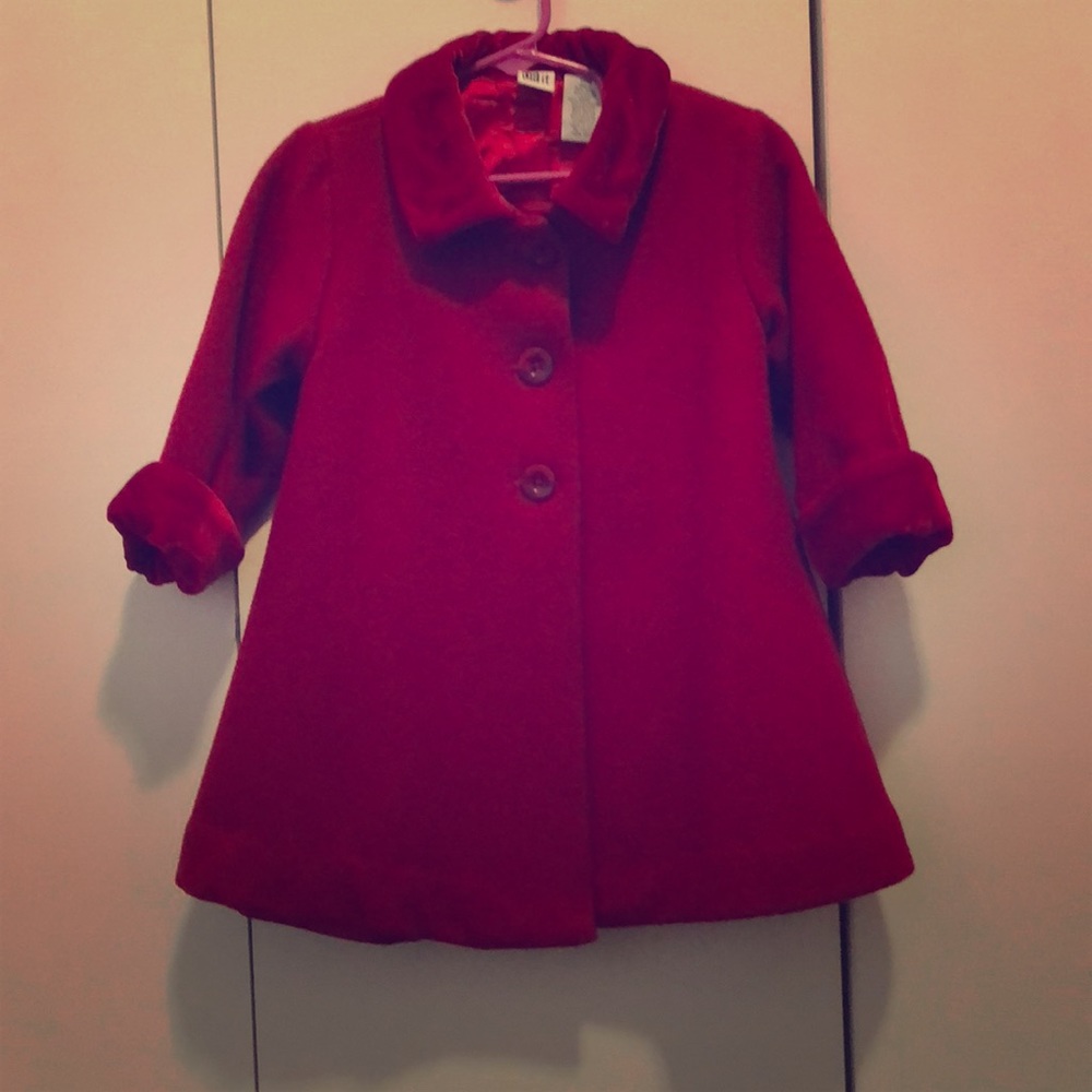 Wool & Velvet Dress Coat